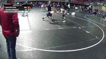110 lbs Champ. Round 1 - Holden Townsley, Nebraska vs Krayten Cook, Broken Bow Wrestling Club
