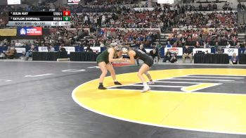 G - 130 lbs 1st Place Match - Julia Kay, Flathead (Kalispell) (Girls) vs Taylor Dorvall, Whitefish (Girls)