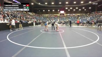 125 lbs Cons. Round 2 - Analyce Sandoval, Kansas City - Washington HS vs Mackenzie Waters, Leavenworth HS