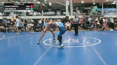 128 lbs 3rd Place - Logan Forgatch, Scorpions - HSC vs Jake Debellis, Empire Black - HSC