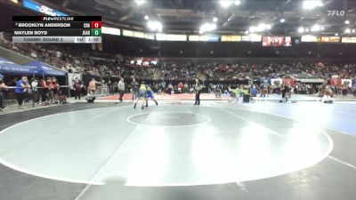 190 lbs Champ. Round 2 - Maylen Boyd, Juab vs Brooklyn Anderson, Coeur D Alene