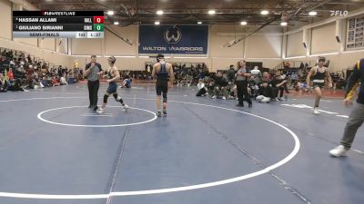 138 lbs Semifinal - Hassan Allami, Hall vs Giuliano Sirianni, Simsbury