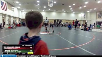 77 lbs Quarterfinal - Carter Sanford, Contenders Wrestling Academy vs Cameron Schofield, Franklin Wrestling Club