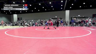 138 lbs Cons. Round 4 - Michael Hernandez, OK vs Brody Byers, OK