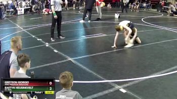 85 lbs Cons. Round 4 - Greyson Giorgio, WWC Predator Wrestling vs Eastyn Heusinkvelt, St. Paul