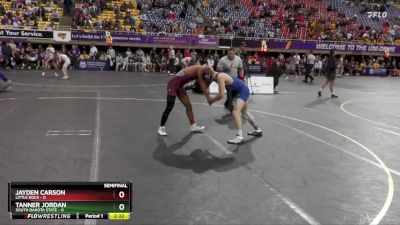 125 lbs Semis & 3rd Wb (16 Team) - Jayden Carson, Little Rock vs Tanner Jordan, South Dakota State