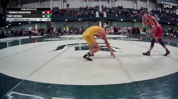 184 lbs Champ. Round 2 - Roman Rogotzke, Indiana vs Trey Myers, Central Michigan