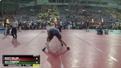 197 lbs Round 1 (16 Team) - Wyatt Miller, Grand Valley State vs Max Ramberg, Augustana (SD)