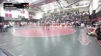 155 lbs Champ. Round 2 - Giselle Romero, Shadow Hills vs Lizet Gomez, Downey