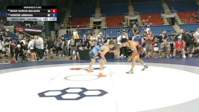 144 lbs Cons. Rd Of 32 - Noah Garcia-Salazar, Colorado vs Hunter Arriaga, Montana