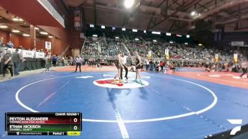 4A-145 lbs Champ. Round 1 - Peyton Alexander, Thunder Basin High School vs Ethan Nickisch, Campbell County