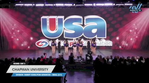 Chapman University - Varsity Song/Pom Advanced -- Small (5-7) [2023 Varsity Song/Pom Advanced -- Small (5-7) Day 3] 2023 USA Spirit & Junior Nationals/Collegiate Championships