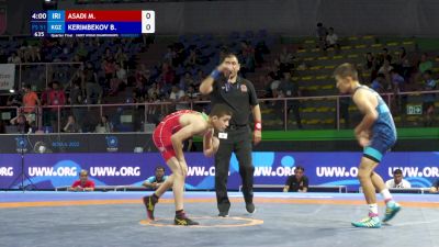 51 kg 1/4 Final - Mohammad Asadi, Iran vs Balaman Kerimbekov, Kyrgyzstan