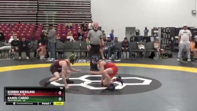 70 lbs Round 1 (8 Team) - Korbin Kiessling, Team Revival vs Kasen Cargo, Team Gotcha