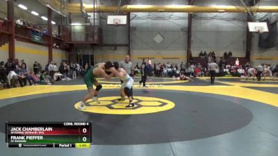 165 lbs Cons. Round 4 - Frank Pieffer, St Edward vs Jack Chamberlain, Wyoming Seminary (PA)