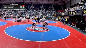 125 lbs Champ. Round 1 - VERA SPENCER, North Oconee vs Kennedy Turney, Lee County