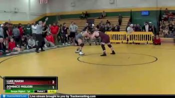 165 lbs Cons. Round 4 - Dominico Migliori, CLAY vs Luke Marsh, LEBANON