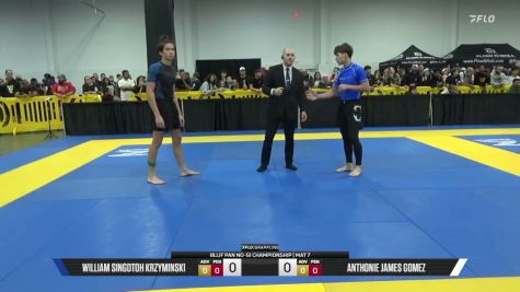 Anthonie James Gomez vs William Singdtoh Krzyminski 2026 Pan IBJJF Jiu-Jitsu No-Gi Championship