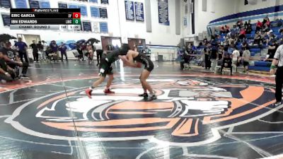 120 lbs Champ. Round 2 - Ibn Edwards, Lincoln vs Eric Garcia, San Ysidro