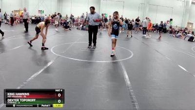 84 lbs Round 1 (8 Team) - King Hawkins, Mat Assassins vs Dexter Toporoff, CTWHALE