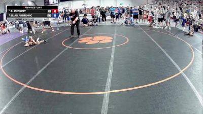 62 lbs 1st Place Match - AJ Puckett, Alpha Elite Wrestling vs Elias Andronic, Rochelle Wrestling Club