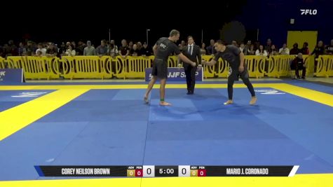 Mario J. Coronado vs Corey Neilson Brown 2025 Pan IBJJF Jiu-Jitsu No-Gi Championship