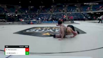 195 lbs Cons. Round 3 - Dylan Berkowitz, Elk Grove Village vs Brian Petrancosta, Glenbard North