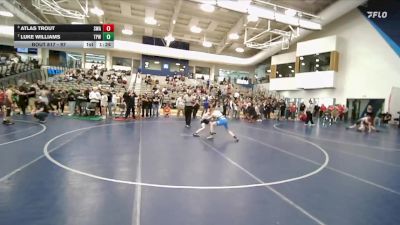 97 lbs 5th Place Match - Atlas Trout, Sanderson Wrestling Academy vs Luke Williams, Team Prestige Wrestling