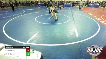 75 lbs Round Of 16 - Kamden Wyble, Texas Elite Wrestling Club vs Maverick Taylor, Clinton Youth Wrestling