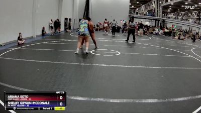 185 lbs Round 1 (8 Team) - Ariana Soto, FIWC Sassy Lassies vs Shelby Gipson-McDonald, PA West Yellow