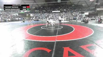 Boys 4A 138 lbs 1st Place Match - Mason DesRochers, Skyview vs Zackery Motzkus, Battle Ground