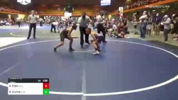 98 lbs Round Of 16 - Alijah Piatz, Gorilla Wrestling Club vs Rebel Crump, Ruis Wrestling