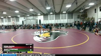 190 lbs Quarterfinal - Shayla Martinez, Broomfield vs Sonia Ramos, Pueblo Central