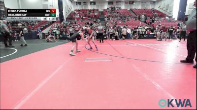 75-80 lbs Rr Rnd 4 - Breea Florez, HURRICANE WRESTLING ACADEMY vs Hadleigh Ray, Lawrence Elite
