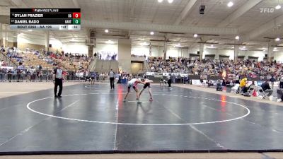 AA 126 lbs Cons. Round 2 - Daniel Bado, Bartlett High School vs Dylan Frazier, Oakland High School