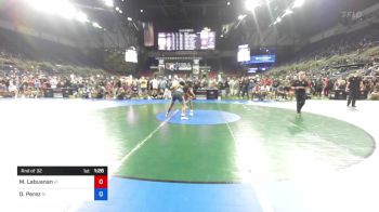 138 lbs Rnd Of 32 - Mikah Labuanan, Hawaii vs David Perez, Rhode Island