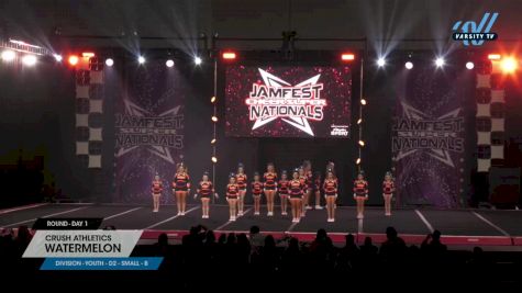 Crush Athletics - Watermelon [2025 L1 Youth - D2 - Small - B Day 1] 2025 JAMfest Cheer Super Nationals