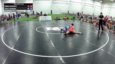 110 lbs Emma Rodarte, Texas vs Julia Lugabihl, Ohio