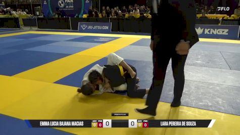 Lara Pereira De Souza vs Emma Lucia Bajana Macias 2025 Pan Kids Jiu-Jitsu IBJJF Championship
