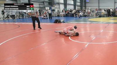 96 lbs Round 1 - 9:00am Saturday - Adam Bachmann, Mat Assassins vs Logan Crandall, Minnesota Funky Singlets