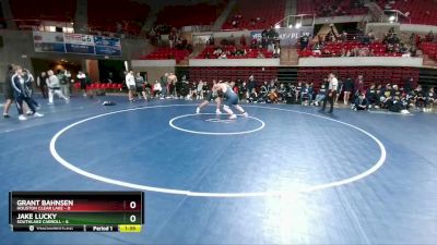 285 lbs 2nd Wrestleback And Semi-finals(16 Team) - Jake Lucky, Southlake Carroll vs Grant Bahnsen, Houston Clear Lake