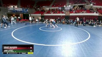 285 lbs 2nd Wrestleback And Semi-finals(16 Team) - Jake Lucky, Southlake Carroll vs Grant Bahnsen, Houston Clear Lake