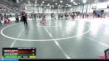 102 lbs Quarterfinal - Bruin Bloomer, Eastern Oregon Elite vs Chance Shirley, COBRA ALL-STARS