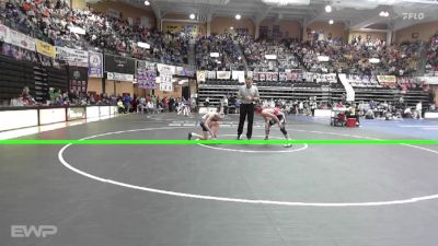 132 lbs Champ. Round 1 - Ian Giancola, Hoxie HS vs Chayton Lineback, Whitewater-Remington HS