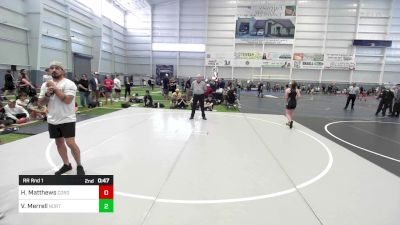 136 lbs Rr Rnd 1 - Harper Matthews, Coronado vs Vonetta Merrell, Northern Arizona Grapplers