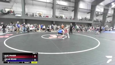 138 lbs Champ. Round 2 - Alec Fraser, WA vs Oscar Rojas, WA