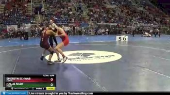 115 lbs Cons. Semi - Hallie Nash, Minot vs Emersyn Schwab, Lisbon