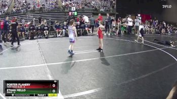 50 lbs Semis & 1st Wrestleback (8 Team) - Porter Flanery, Team Texas Blue vs Ethan Mello, Idaho