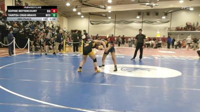 126 lbs 3rd Place - Sophie Bettencourt, Bristol County/Dighton Rehoboth vs Yaritza Cruz-Bravo, Mount Everett