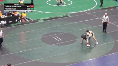 157 lbs Round Of 16 - Justin Bennethum, Northern Lebanon vs Slade Hiles, Connellsville